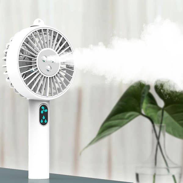 Mini Bærbar Håndholdt USB Genopladelig Mist Sprøjte Desktop Luftkøler