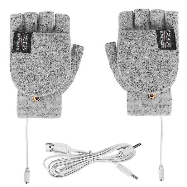 USB Lading Elektriske Varmehansker Termiske Hel- og Halvfinger Votter