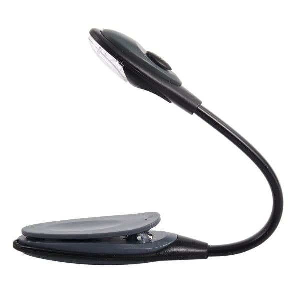 Mini Flexible Clip-on Bright Booklight Led rejsebog læselampe Hvidt lys Bogholder Lille T