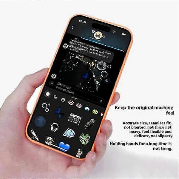 iPhone 15 Pro Max Cover: MagSafe-kompatibelt flydende silikonebagcover