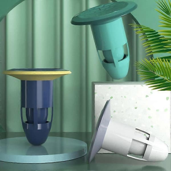 4-pack Duschgolvbrunn Propp Luktsäker Hotell Kök Deodorant Hem Badrum (Blå)