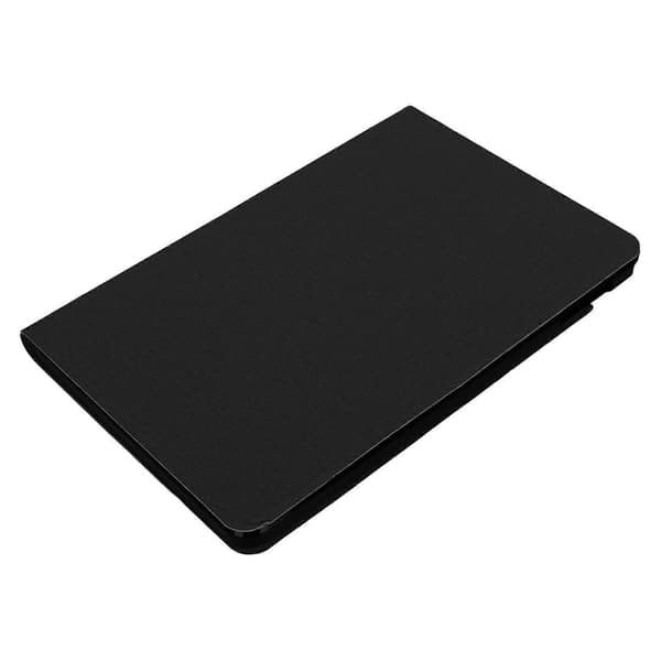 PU Læder Slankt Foldbart Støtteben Etui Cover Multi Vinkel Justering Erstatning for Blackview Tab7 WIFI Sort