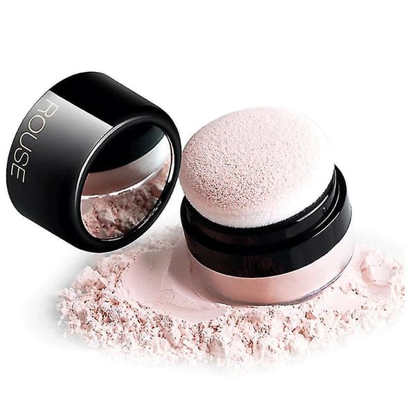 Ilisya Løst Pudder Med Sopp, Hode Makeup Foundation, Oljekontroll
