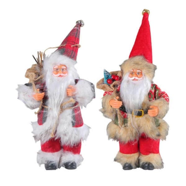 Julenisse Julerstatuer Stående Julenissebilde Julepynt Hjemmedekor A