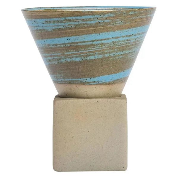 Retro keramik kaffekopp Grov keramik tekopp japansk latte dragblomma porslinskopp hushåll N