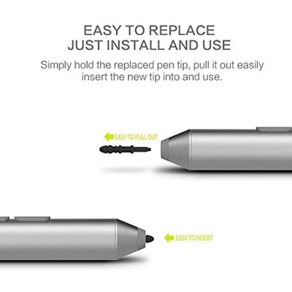 6-pakks For Surface Pro 3 Pen-spiss 6 stk. Erstatningstips Påfyll for Surface Pro 3 Kontakt Stylus Pen