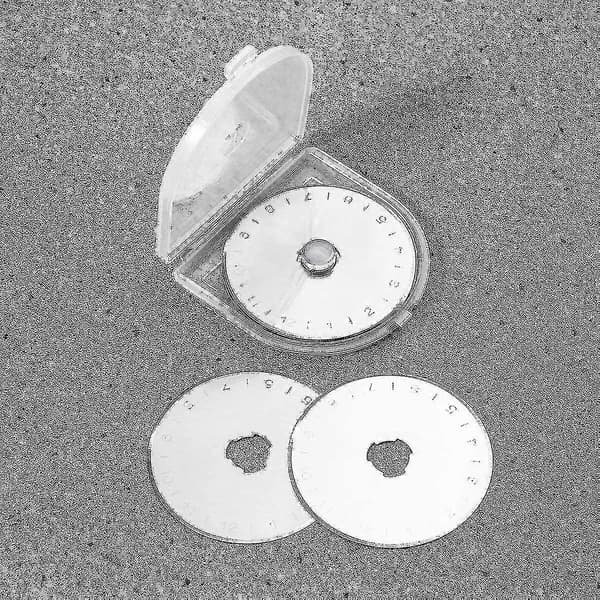 Udskiftningsblade 45mm til roterende knive med opbevaringsæske 10 stk.