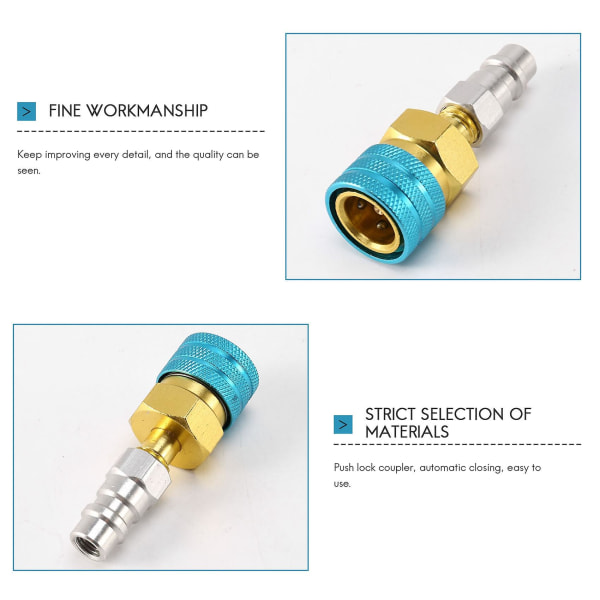 R1234yf till R134a Snabbkoppling på Lågsidan, R12 till R134a Koppling för Bilens AC