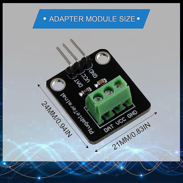 4 Sæt DS18B20 Temperatur Sensor Kit med 1 M/ 3.2 Ft Vandtæt Digitalt Rustfrit Stål Probe -55 Banmo
