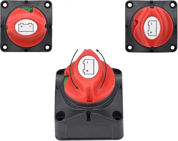 Funteck 2-posisjons Enkelt Batteri Koblingsbryter