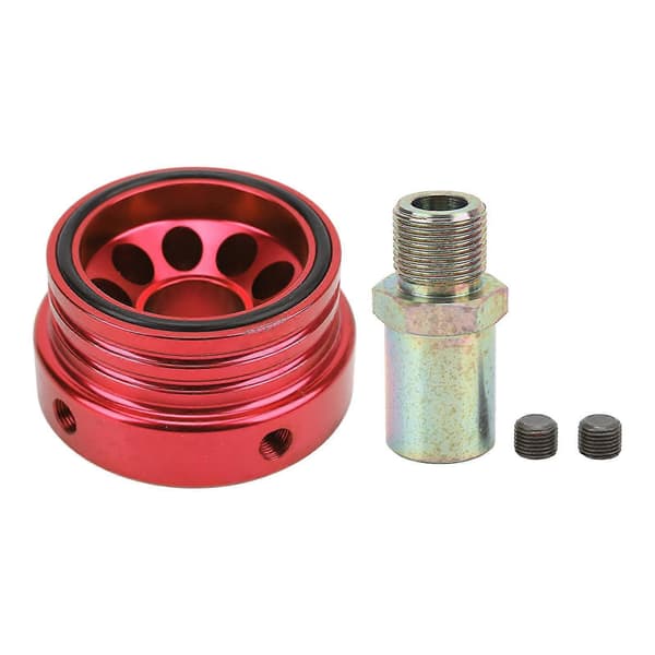 GT86 2017+ Professionel Olie Sandwich Plade Adapter med Oliefilter - Rød