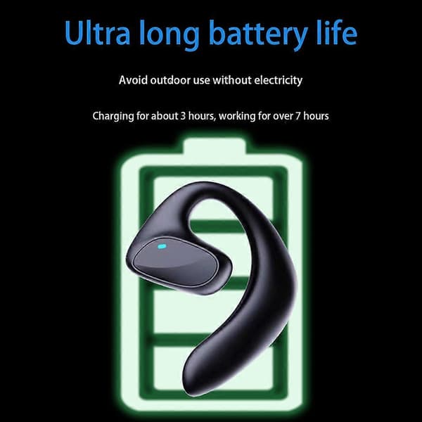 Sprog Oversætter Ørepropper M8 Trådløs Bluetooth Tovejs Oversætter Enhed Black