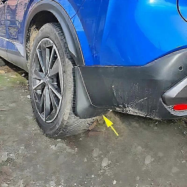 Aidot etu- ja takalokarisuojat Nissan Qashqai J12 2022-2024 -malleihin