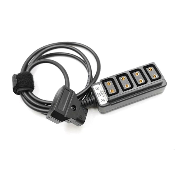 Multifunksjonell D-tap Hann Til 4-port D-tap Hunn Spiral Splitter Kabel Banmo