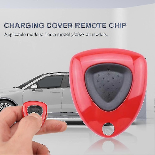 Fjärrkontroll för Tesla Laddningslucka för Model 3 Y S X Alla Modeller Kan Användas Direkt Ingen Programmering Banmo