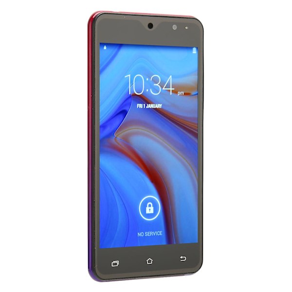 5-tums Smartphone för Android 11 2.4G 5G Wifi 5MP Front 8MP Bakre Kamera 4800mah MT6580 8 Kärnor 1920x1080 2GB RAM 16GB ROM 100?240V Lila EU-kontakt