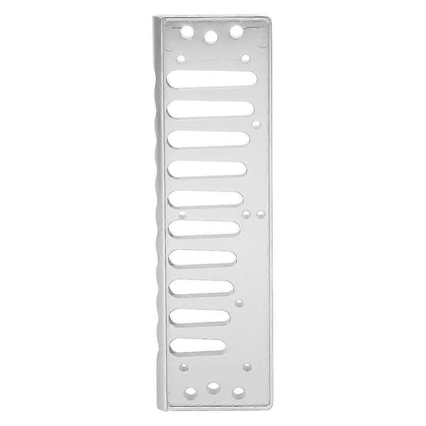 Harmonika Kam 10 Huller Blues Harp Kam Del til HOHNER SP20 Aluminium Legering Harmonika Tilbehør Sølv