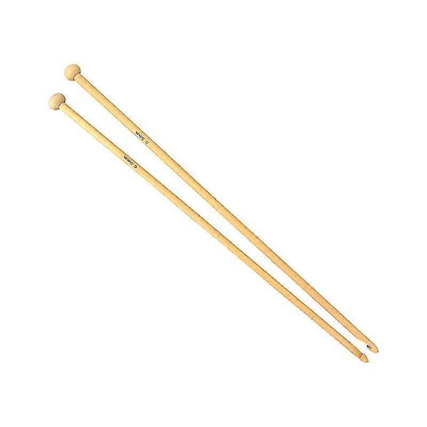 Varma stickor i trä för artritiska händer, stickor för nybörjare och professionella stickare, långa stickor för tröjor, filtar och stora projekt