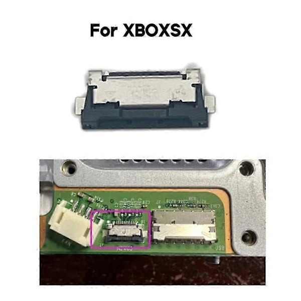 Yhteensopiva Xbox-Series X Virranpoisto Painike Flex Kaapeli Liitin Pistoke Nauha Klipsi Nexus FPC Korjausosa Lisävaruste