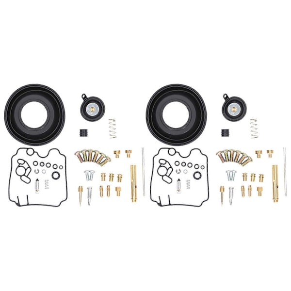 2 Set Motorcykel Förgasare Reparationskit Återuppbyggnad Delar Ersättning för TDM850 1991-1999