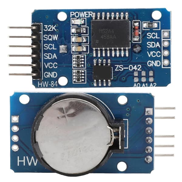 Högprecisions AT24C32 Klockmodul med Batteri och Skottårs Kompensation