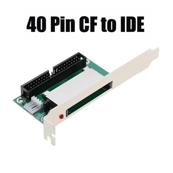 5 stk. 40-pinners Compact Flash-kort til 3,5 IDE-konverteradapter Pci-brakett Bakpanel