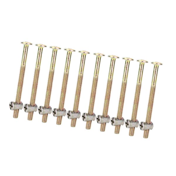 Møbel Hex Socket Tynd Flad Hoved Strukturskrue Bolt Med Møtrikker (80mm) YEMAA