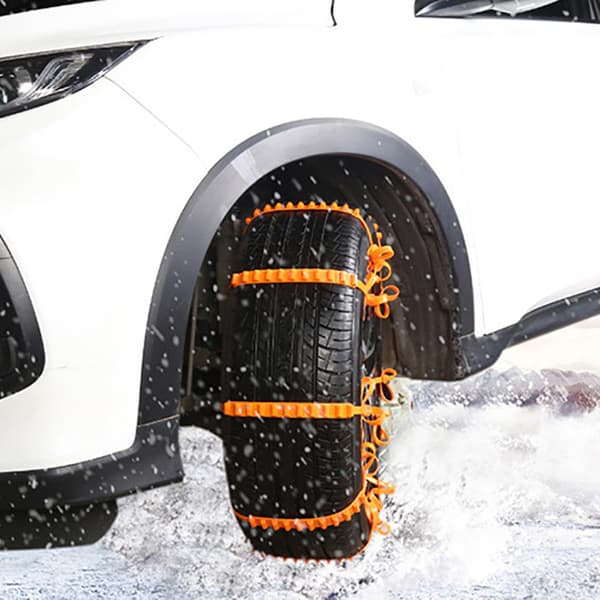 10 st Snökedjor för bil Starkt grepp Förtjockade säkra bilvinterdäck Hjul Snökedjor för SUV