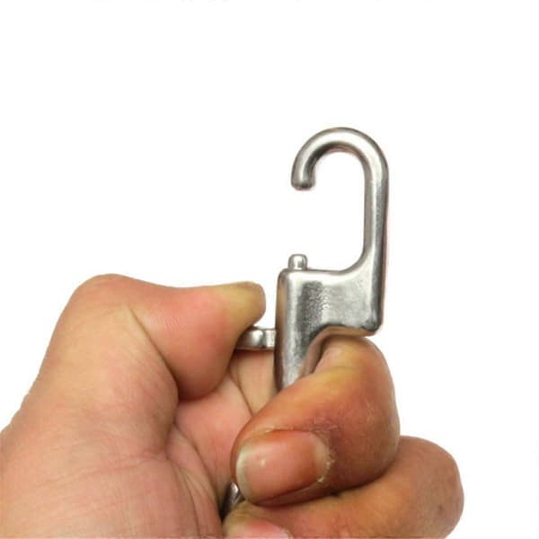 4 ST Bolt Snap Hook, Trigger Snaps Metallklämmor för Dykning, Hundkoppel