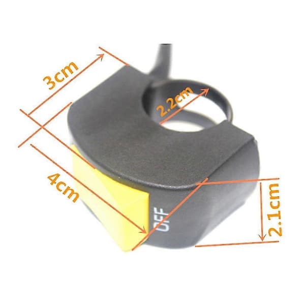 Cykel 7/8 tommer Styr Forlygte LED Spot Lys Lampe Afbryder