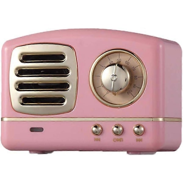 Retro Bluetooth langaton kaiutin FM-radiolla, yksi pieni kaiutin