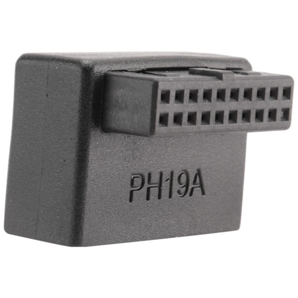 PH19A USB 3.0 intern header USB3.0 19/20P-stik 90 graders adapterkonverter til computerbundkort