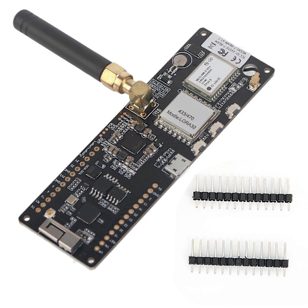 För LILYGO T?Beam ESP32 LoRa 433Mhz Trådlös REV1 WiFi GPS Modulkort Med Batteribas YEMMA