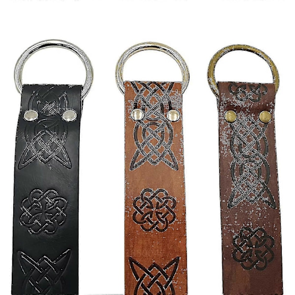 Medeltida Vikinga Bälte Herr Renässans Riddarbälte Präglat Pu Läder Ringbälte Vikingakläder Acc
