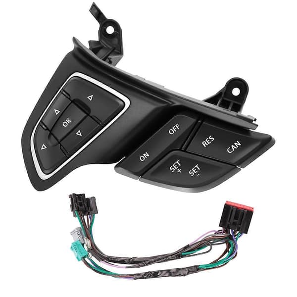 Til Ford Focus Mk3 2015-2017 Kuga 2017 Fartpilot Kontakt Multifunktionsrat Knap Blu