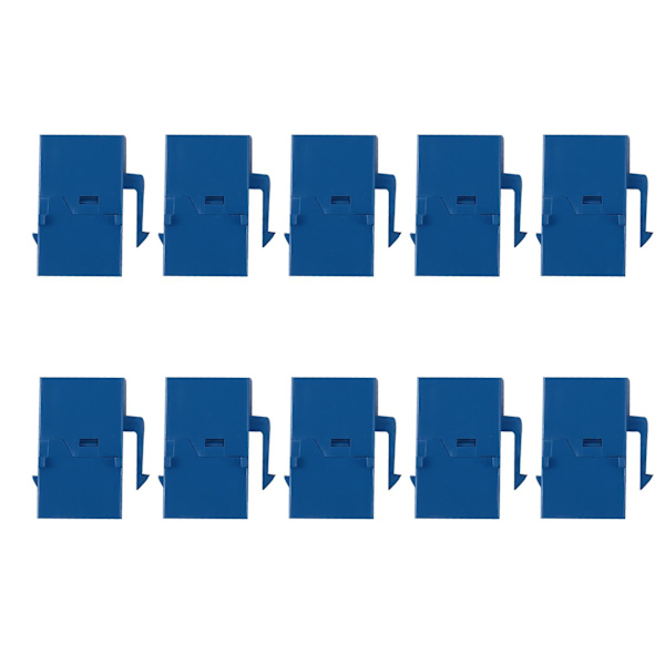 10 stk RJ45-kontakt Jack Cat6 Forlengelseskobling Ethernet Nettverk Lan Cat 6 Koblingskontakter Utvid Ad