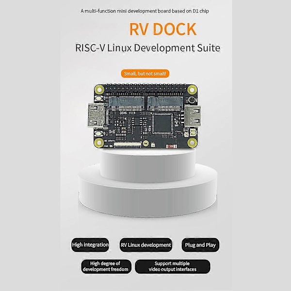 Utbyggnadskort för RV Dock Allwinner Utvecklingskort Bakplan RISC-V Linux Inledande med Wif