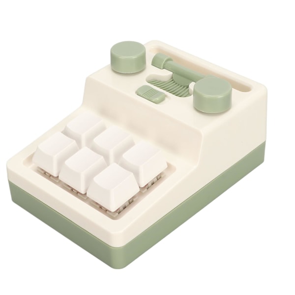 Mini 6-tasters tastatur, mekanisk rød bryter, støtte for hot-swappable, programmerbart Bluetooth-tastatur med RGB-belysning for gaming