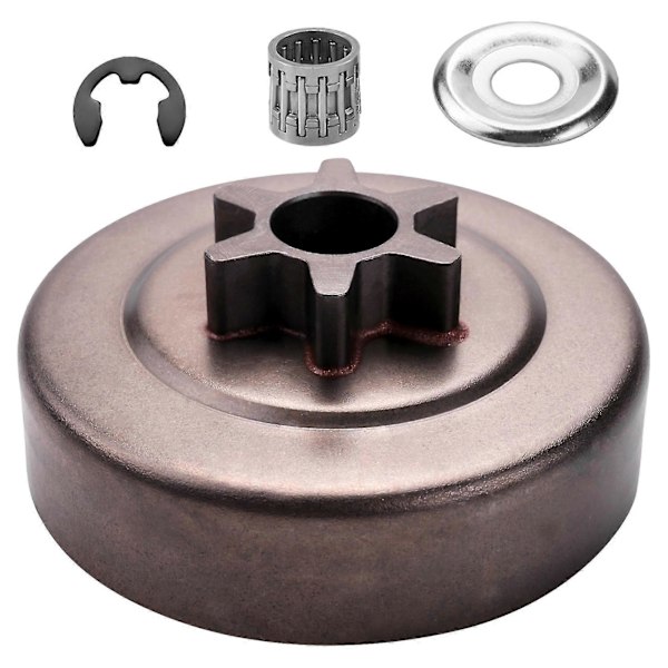 3/8 6T Koblings Tromle Tandhjulsskiver E-Clip Sæt Til STIHL Motorsav 017 018 021 023 025 MS170 MS180 MS210 MS230 MS250 1123