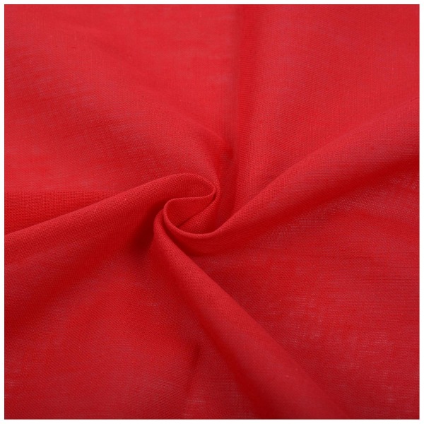 Fancy Plain Bandana 100% Bomuld Hoved Hals Håndled Wrap Halstørklæde 12 Farver Farve: rød