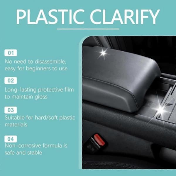 Plastik Klarhed til Biler, Plastik Klarhed, Vandfri Sprayvoks 3pcs