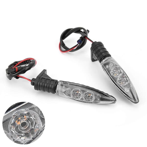 Par Blinklys LED-lys 12V Erstatning for S1000RR R1200GS F800GSClear Linse