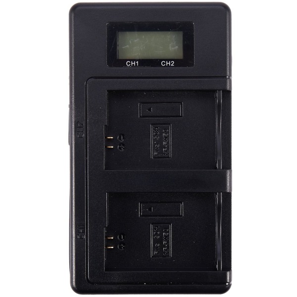 Np-fw50 Kamera Batterilader Npfw50 Fw50 Lcd Usb Dobbel Lader For A6000 5100 A3000 A35 A55 A7s Ii