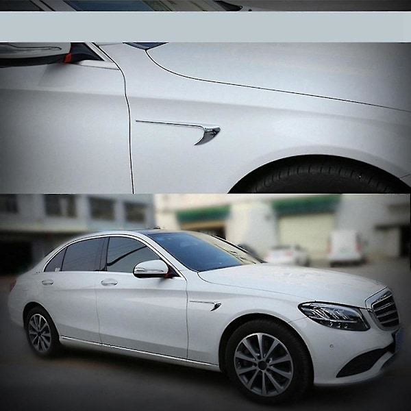 1 par bilstyling sideuttak trim for C E Glc klasse W205 W213 E63s blad klistremerke B