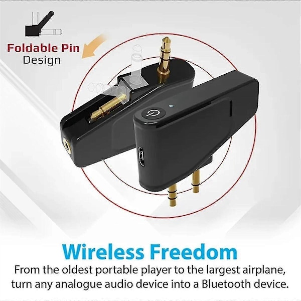Bluetooth 5.3 Flyadapter for Fly A2Dp Sender for Aonic 40 50 Trådløs Støyreduksjon Cance-XinHan