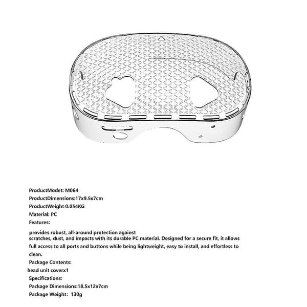 Silikonbeskyttende deksel for Meta Quest 3S VR-headset - Riper og fallbeskyttelse, full deksel, VR-tilbehør