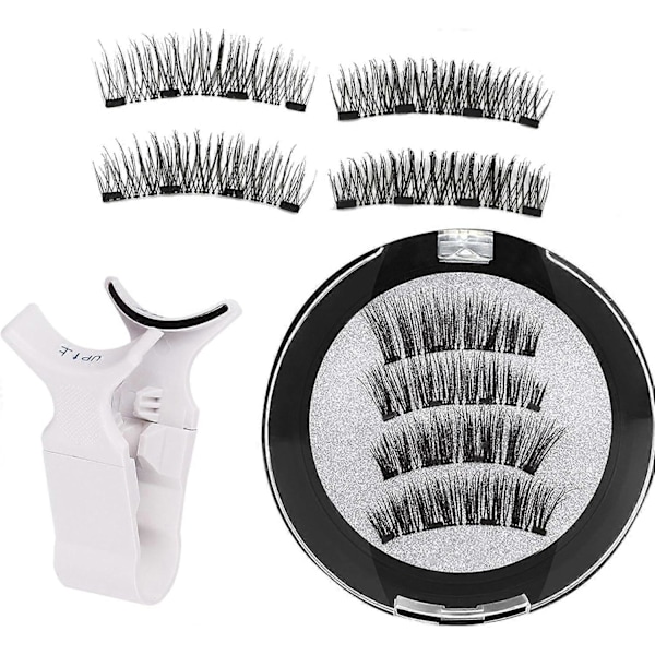 Magnetiske Øyevipper Sett | Magnetisk Øyevippe Kit | Magnetiske Naturlige Øyevipper | 4