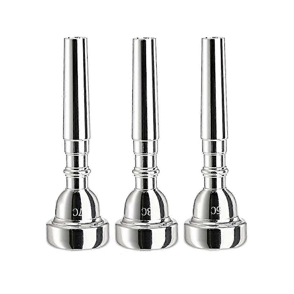 Trumpetmunstycke, 7c 5c 3c Silverpläterat Munstycke För Nybörjare, Professionella Spelare-XinHan