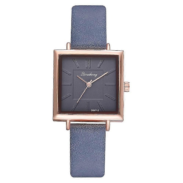 Mode Dame Armbånd Læder Ur Luksus Quartz Rustfrit Stål Ur