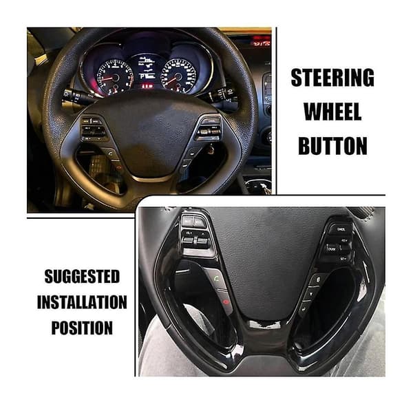 Multifunksjonelle rattknapper Bryter Volum Telefon Cruisekontrollknapp For /k3s 2011-2017